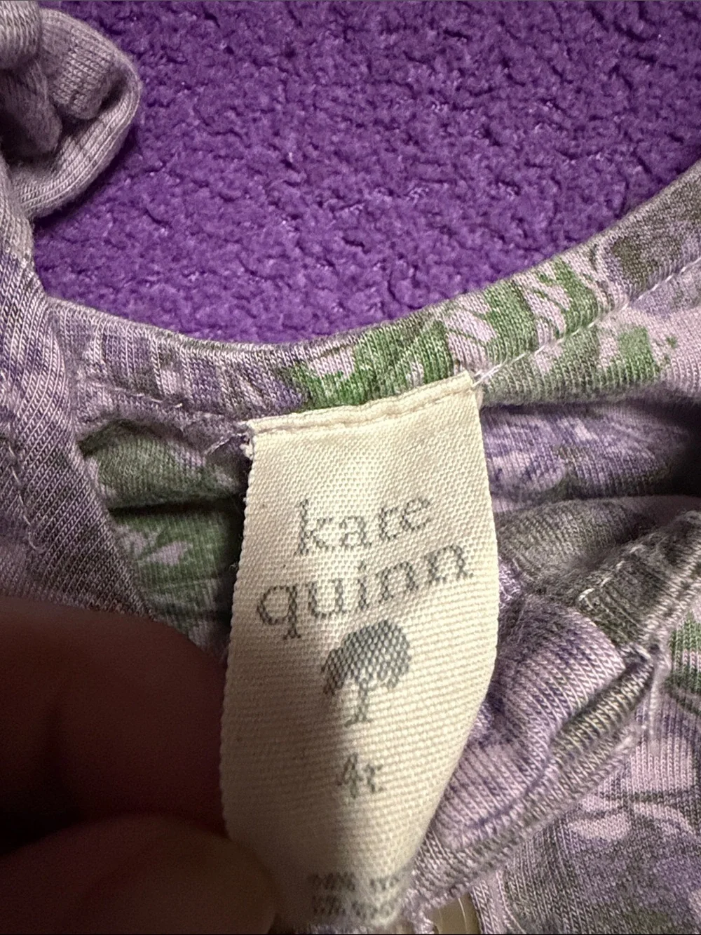 kate quinn Green & Gray Floral Tiered Sundress Skirt